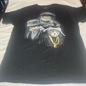 Black Cat Graphic T-Shirt
